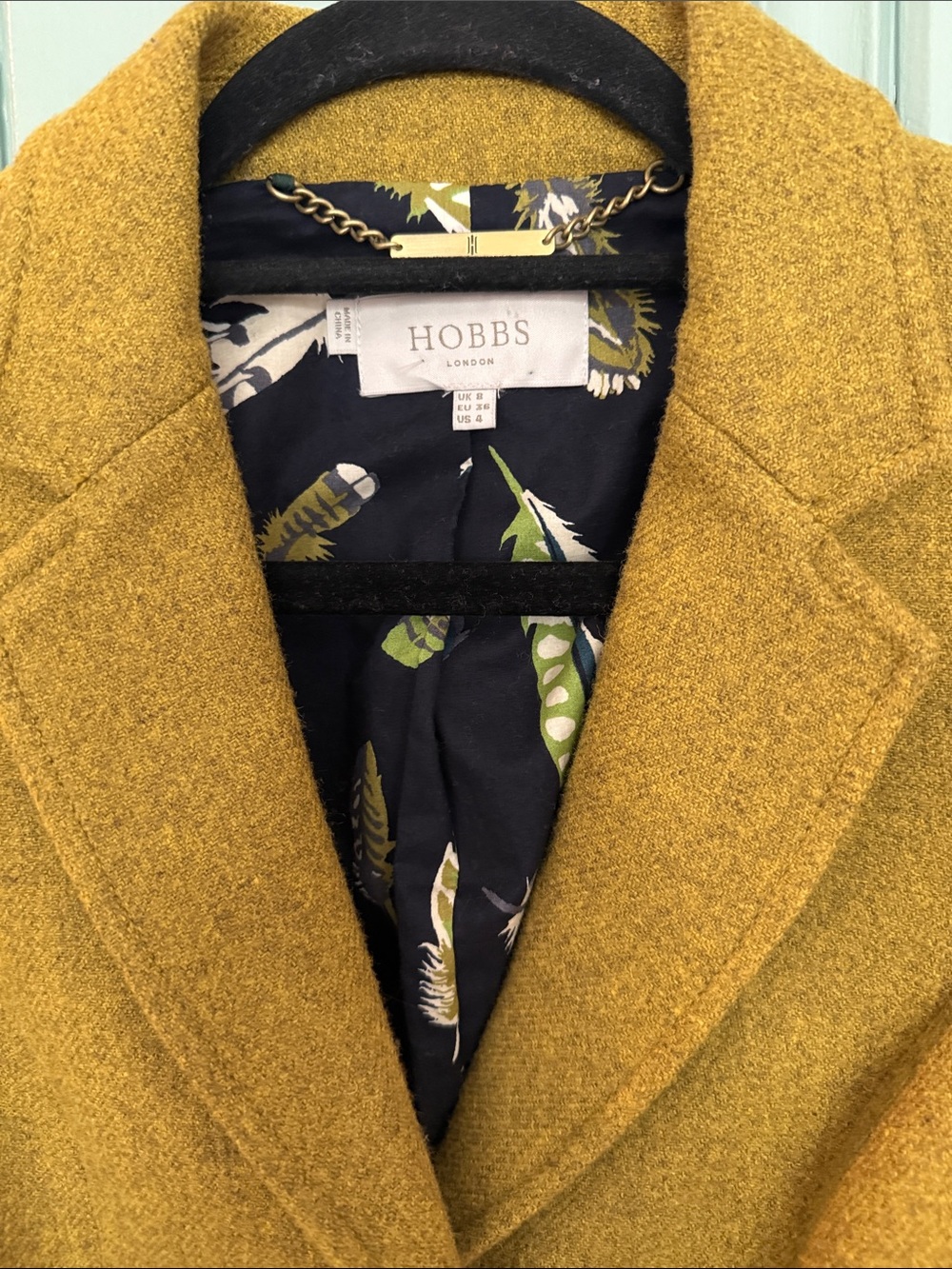 Hobbs London Blake Blazer | US 4 in Chartreuse - Picture 5 of 13